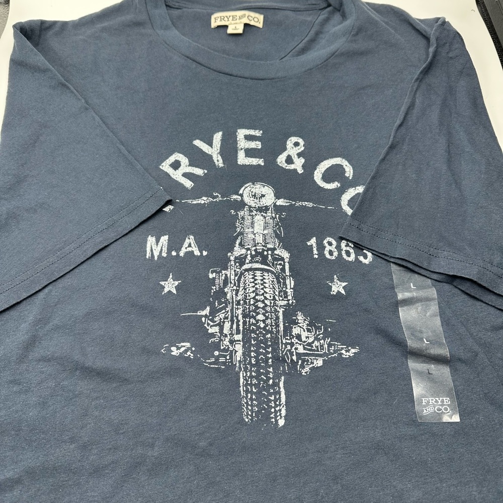 Frye & Co Mens Large Motorcycle T-Shirt - Brand New - Picture 5 of 6